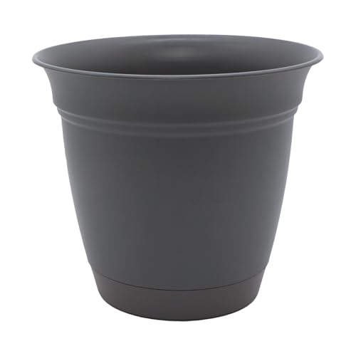 Eclipse Round Planter with Saucer