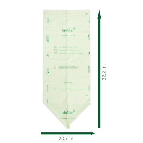 13 Gallon Compostable Food Scrap Bags (10 Count (Pack of 1) / 13 Gallon)