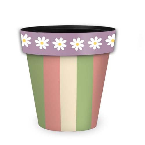 Everyday Planter 11.75 x 11 x 11 Spring Stripes Medium (Spring Stripes / Medium)