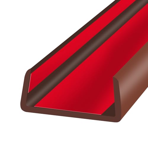Rubber Edge Trim (Fit 2-1/4" - L20' / Brown)
