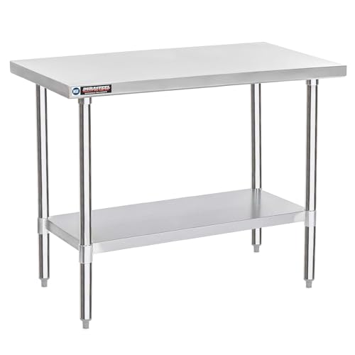 24x48 Stainless Steel Work Table (24" x 48" / Standard Table)