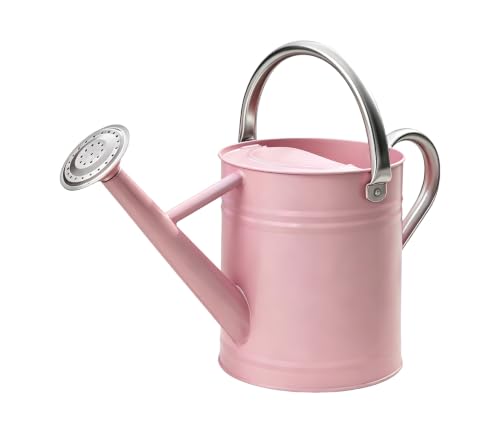 Metal Watering Can for Outdoor Plants (Pink1)