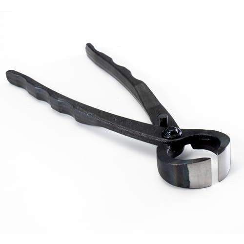 Hand Forged Bonsai Root Cutter 6.7in (Wave-grip)