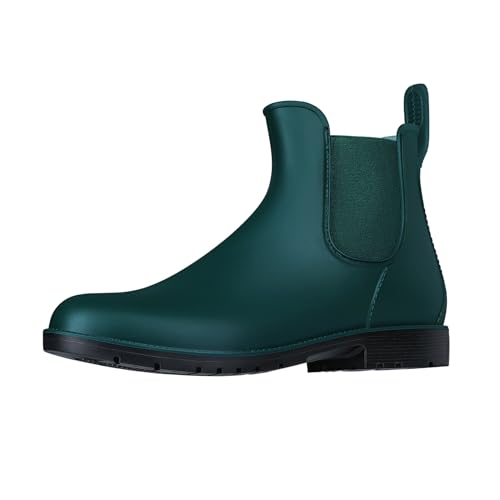 Women's Ankle Rain Boots Waterproof Chelsea Boots