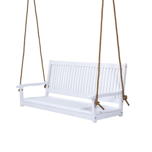 Hayden 4 Foot White Porch Swing