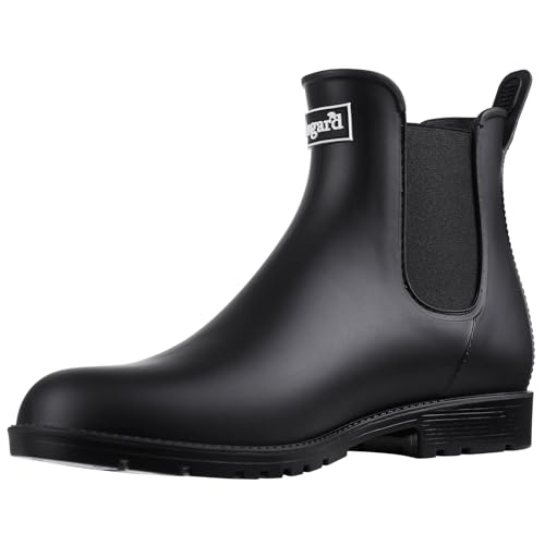 Women's Ankle Rain Boots Waterproof Chelsea Boots