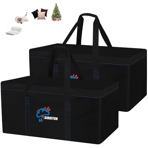 2P 69in Outdoor Cushion Storage Bag (Black / 2P-69x29.5x21.6in)