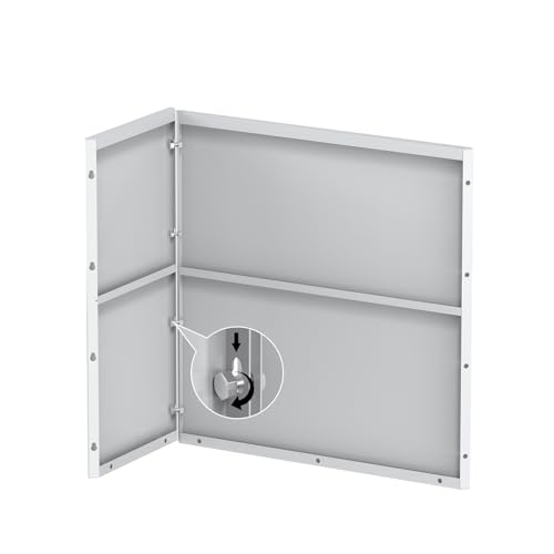 Tall Planter 24X12X24inch Planter Box with Removable Insert Shelf (Pb24x12x24 White)