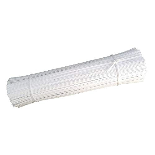 Plastic White Twist Ties 6 inch