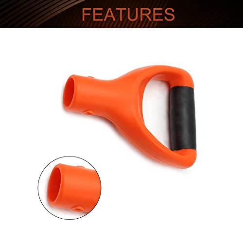 Curved D Grip Handle Replacement (Curved Orange)