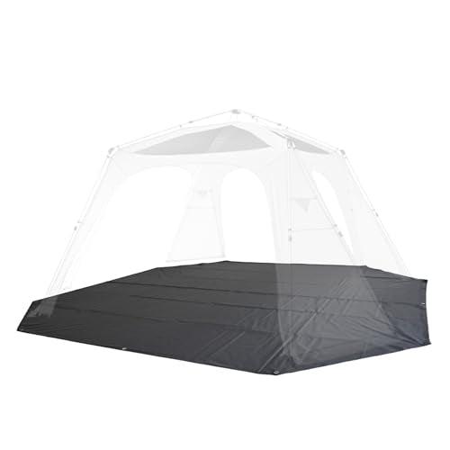 Heavy Duty Tarp Waterproof 13' x 13' Tarpaulin Ground Trailer with Rust Grommet Weather Resistant Cover Outdoor Camping 10 Mil Thick PE Floor Lightweight Mat