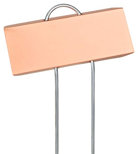 100 Pack Weatherproof Large Copper Metal Plant Labels (100 Count)