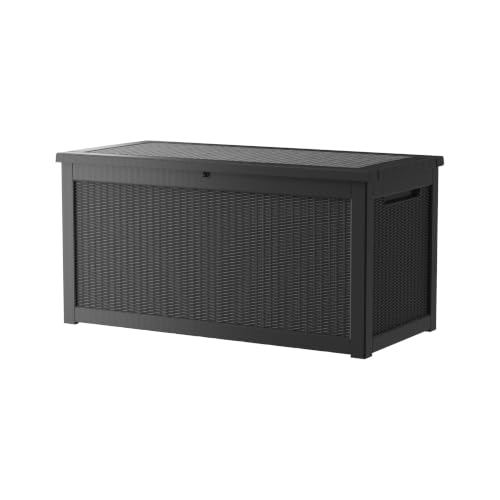 Outdoor Storage Box (Black / 320 Gallon)