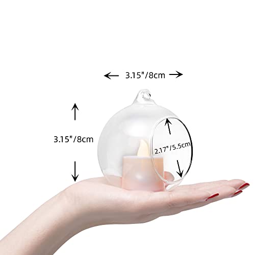 Hanging Glass Candle Holder (3.15" 24pcs)