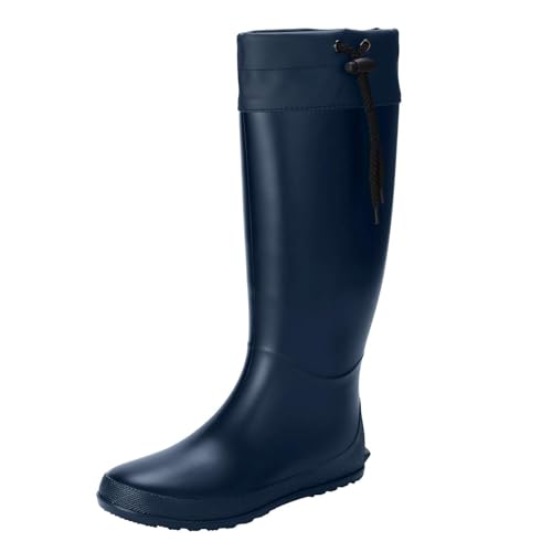 Women's Packable Tall Rain Boots Ultra Lightweight Garden Boots