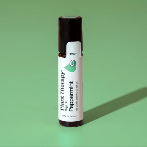Organic Peppermint Essential Oil 10 mL (0.33 Fl Oz (Pack of 1))