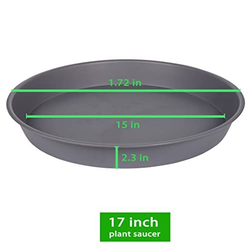 4 Pack of 16 17 inch Plant Saucer