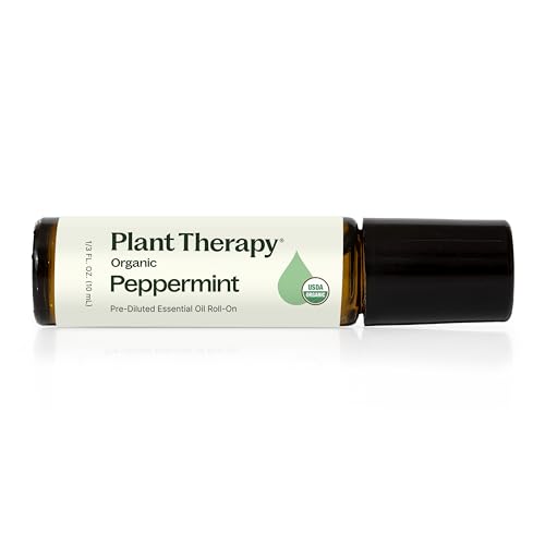 Organic Peppermint Essential Oil 10 mL (0.33 Fl Oz (Pack of 1))
