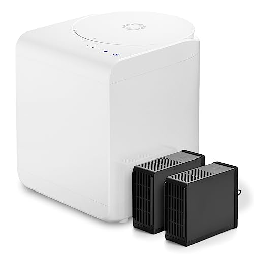 R500 Electric Kitchen Composter (Pearl White / Plastic Cover)