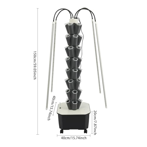 Hydroponics Growing Tower w