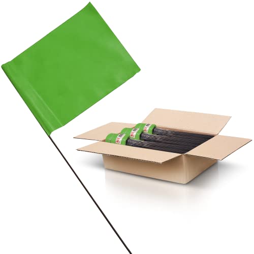 Green Marking Flags 1000 Pack (1000 Pack / Green)