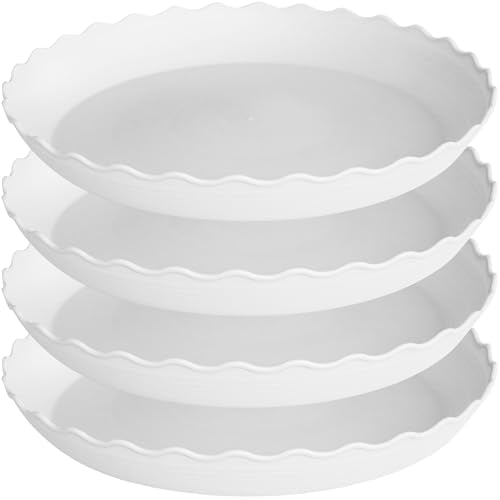 4 Pack Plant Saucer 18 inch (18" (4 pack) / White)