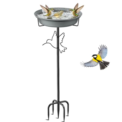 Bird Bath for Outside (Grey-2)