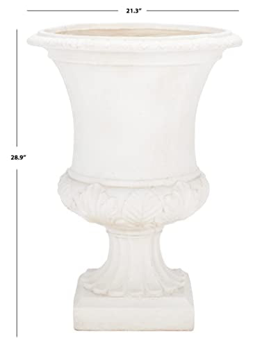Outdoor Paven Urn Planter (Off White)