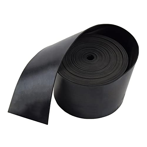 Solid Rubber Strips Neoprene Rubber Weather Stripping for Garage Door Seals Under Bottom (3" X 25' / .062" thick(No Adhesive）)