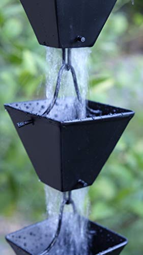 Medium Square Cups Rain Chain