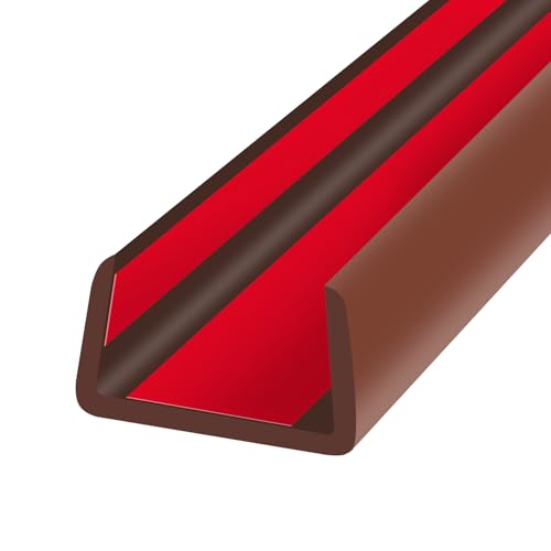 Rubber Edge Trim (Fit 1-1/4" - L20' / Brown)