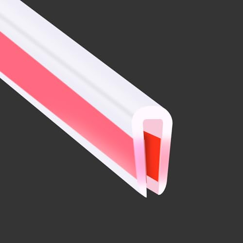 Clear Rubber Edge Trim (Fit 3/32" - L20' / Clear)