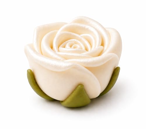 Metallic Edible Lumniscent Pearl Roses (Pearl)
