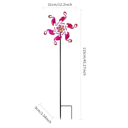 44" Flamingo Garden Wind Spinners (44" Flamingo)