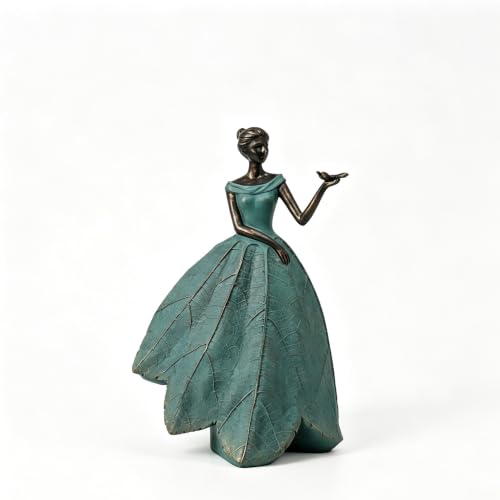 Fairy Statue Collection Home Decoration (Green-dragonfly / Small)