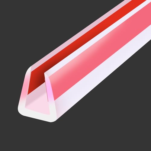Clear Rubber Edge Trim (Fit 1/4" - L10' / Clear)