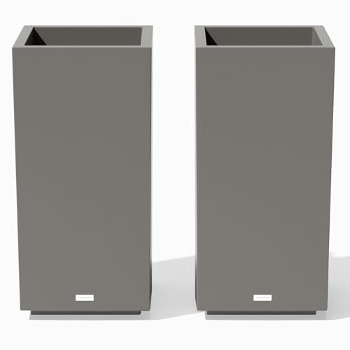 Block Series Pedestal Planter (2 Count)