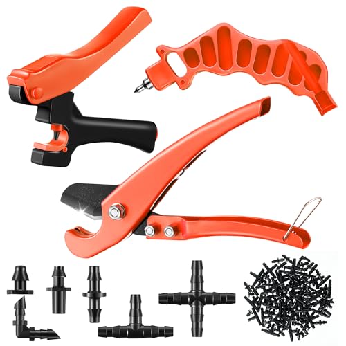 Drip Irrigation Hole Punch Tool (Orange)
