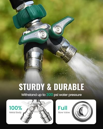 Garden Hose Splitter (Deep Green)