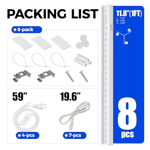 T5 Plant Lights (Pinkish White / 1ft-white Cover)