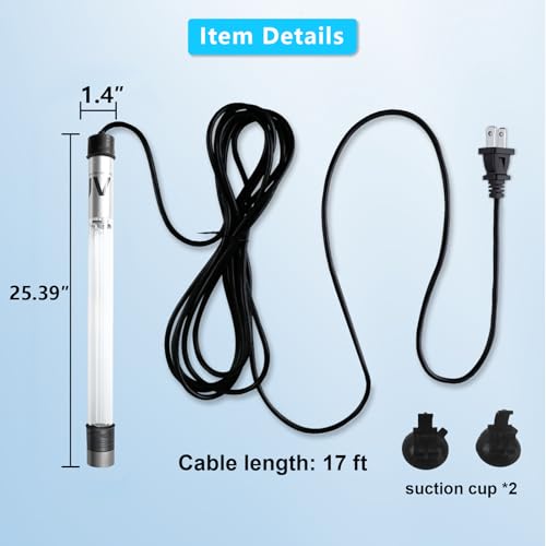 100W Aquarium UV Light for 1000 (100W/For 10000 Gallon)
