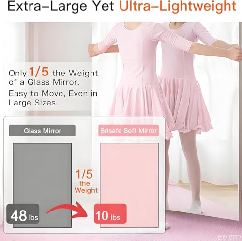 Gym Mirror 71"x32" 2 (Silver / 71 x 32 inch)