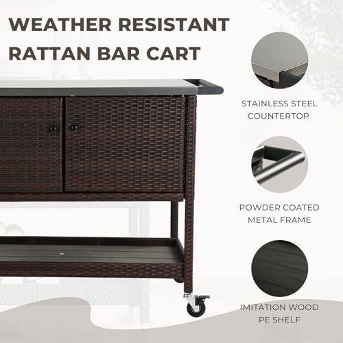 Outdoor Bar Cart