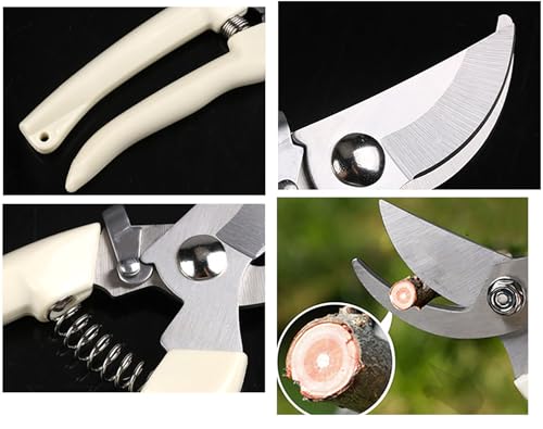 5pcs Garden Flower Shears Pruning Shears 6.9 inches Scissors Heavy Duty Plant Scissors for Cutting Flowers