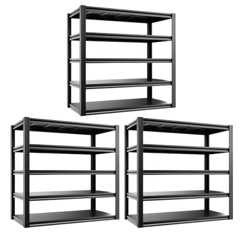 5 Tier Heavy Duty Garage Shelving (5T 55" W x 24" D x 84" H)