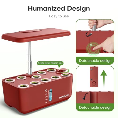 Hydroponics Growing System (Red)