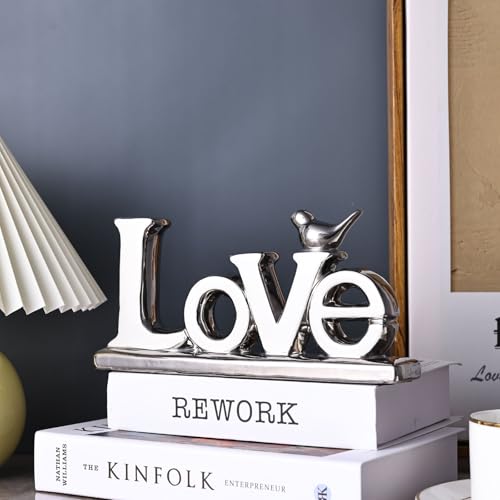 Love Sign Decoration (White+silver / Love)