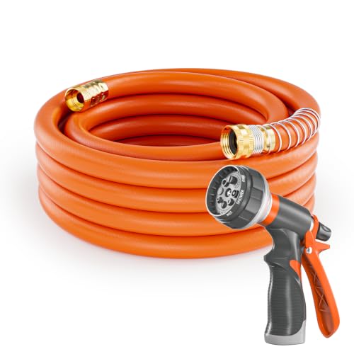 Garden Water Hose 50 ft x 3 (3/4" Orange / 50FT)