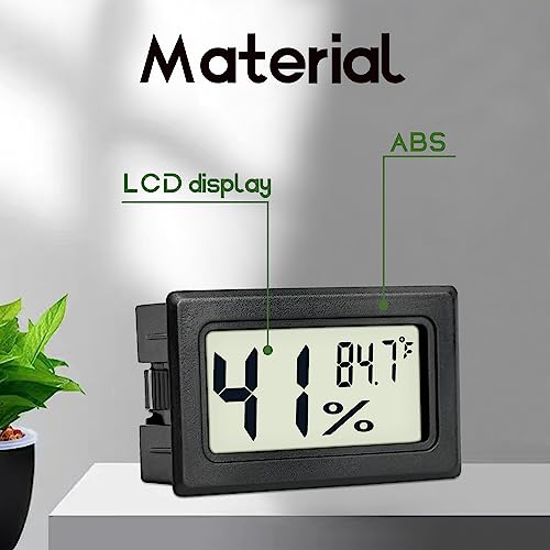 3 Pack Mini Hygrometer Thermometer Indoor Humidity Meter Digital