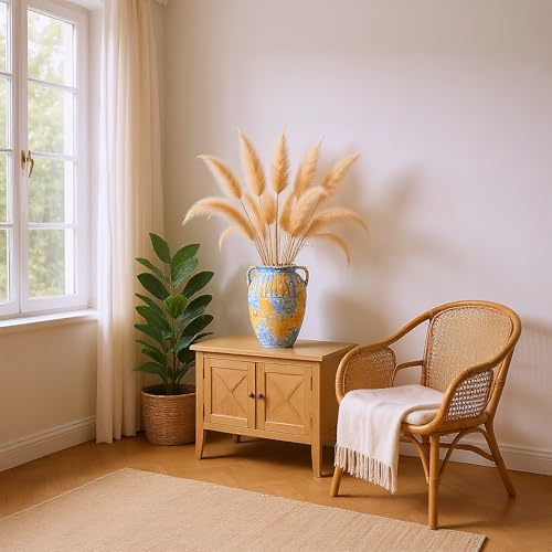 13 Inch Handcrafted Retro Ceramic Table Vase (B&o / 13 inches)